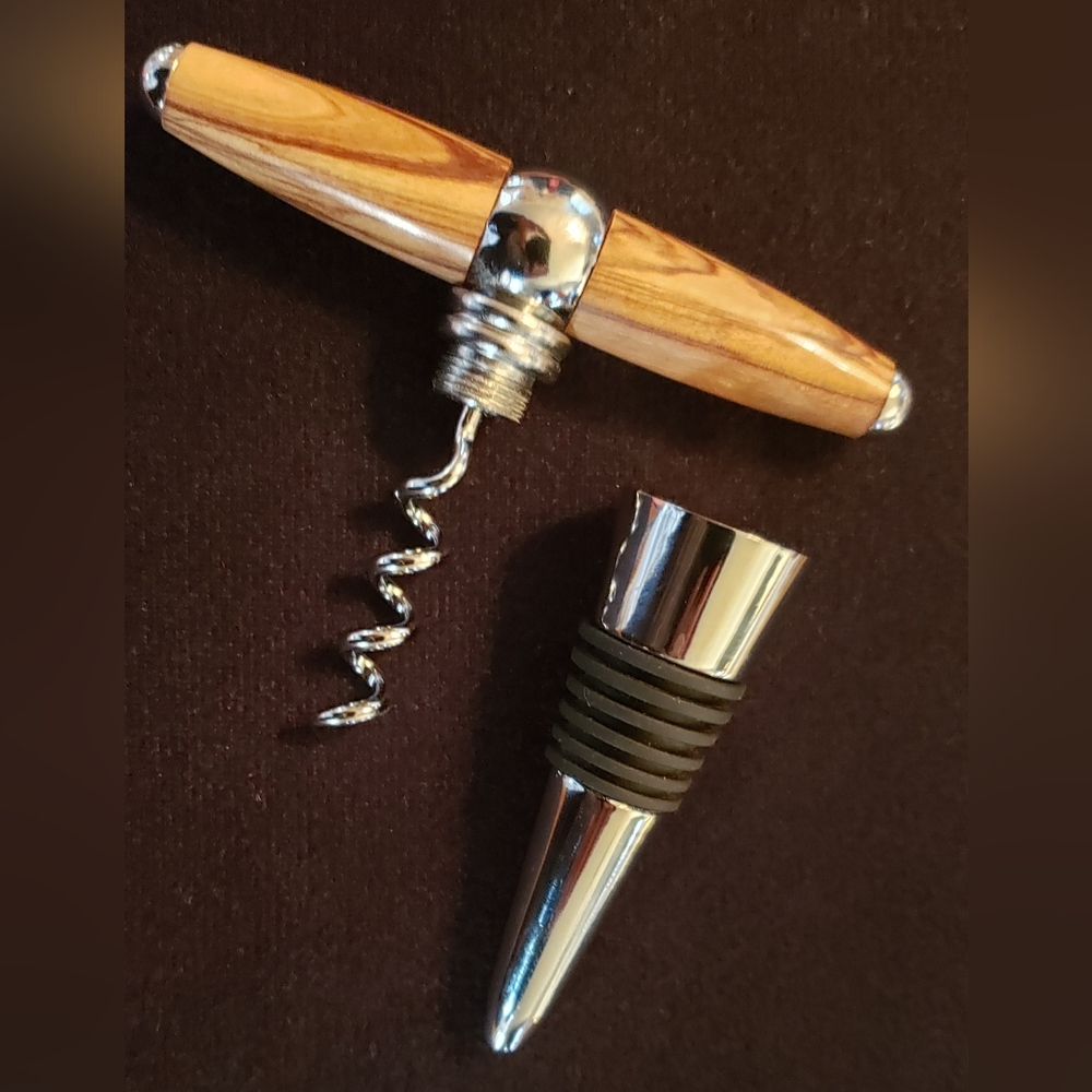 Original Creation Bottle Stopper-Corkscrew